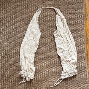 Cream Knit Shrug Halter Top